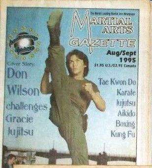 08/95 Martial Arts Gazette Newspaper